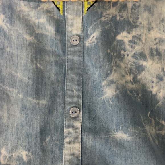 Blue/Aztec Pattern Flying Tomato Dress - Picture 5 of 9